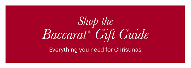 Shop the Baccarat Gift Guide