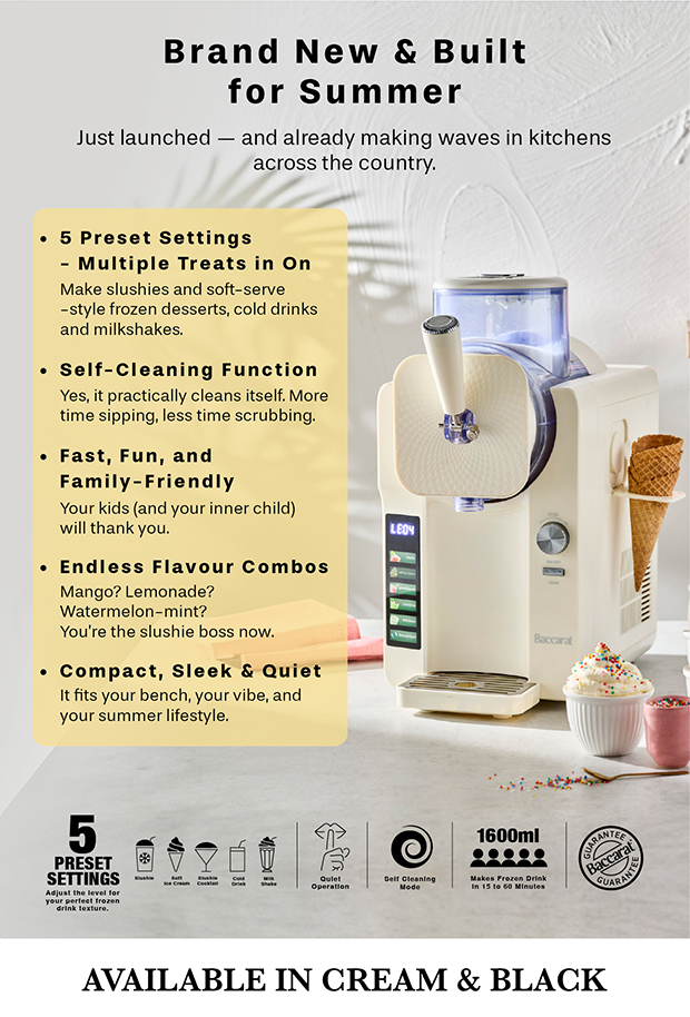 Slushie Machine feature