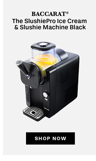 Baccarat The SlushiePro Ice Cream & Slushie Machine Black