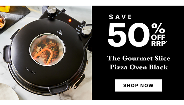 Baccarat The Gourmet Slice Pizza Oven Black