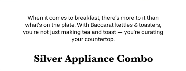 Silver Appliance Combo