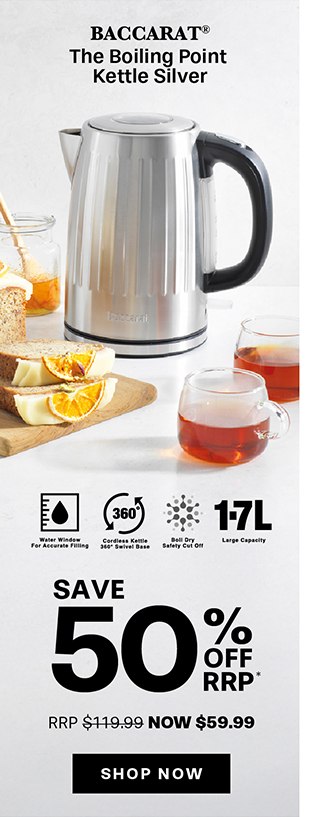 Baccarat The Boiling Point Kettle Silver