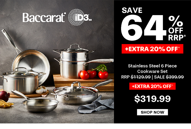 Baccarat iD3 Stainless Steel 6 Piece Cookware Set