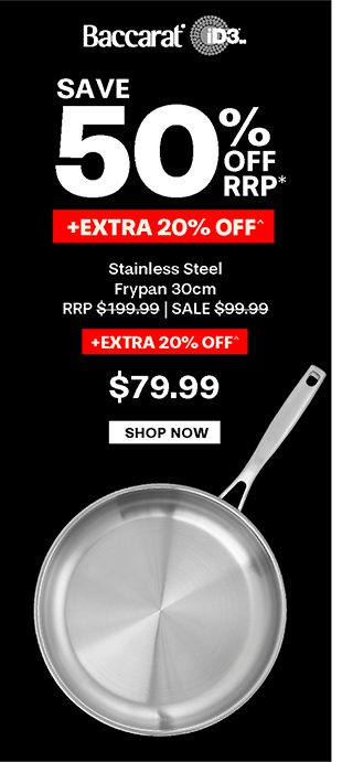 Baccarat iD3 Stainless Steel Frypan 30cm