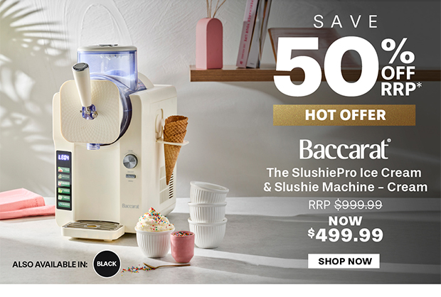 Baccarat The SlushiePro Ice Cream & Slushie Machine Cream