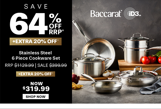 Baccarat iD3 Stainless Steel 6 Piece Cookware Set