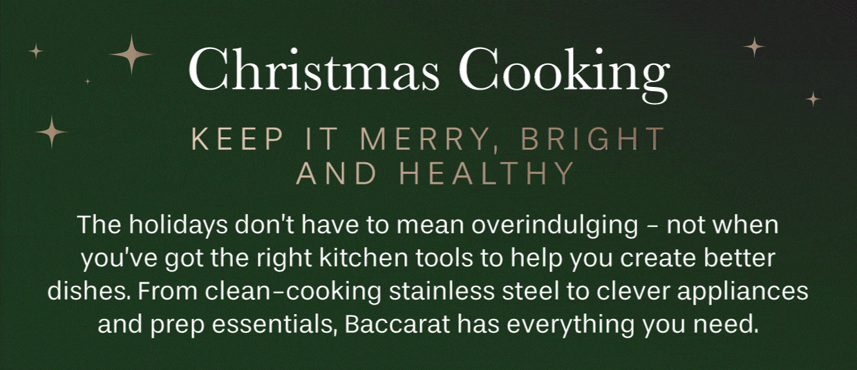 CHRISTMAS COOKING KEEP IT MERRY, BRIGHT AND HEALTHY