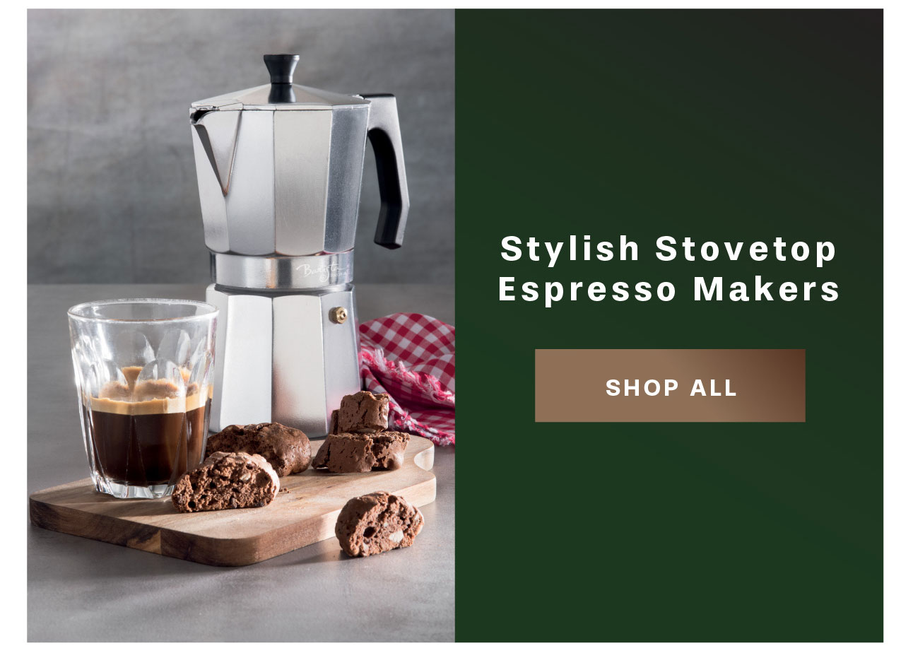 Stylish Stovetop Espresso Makers