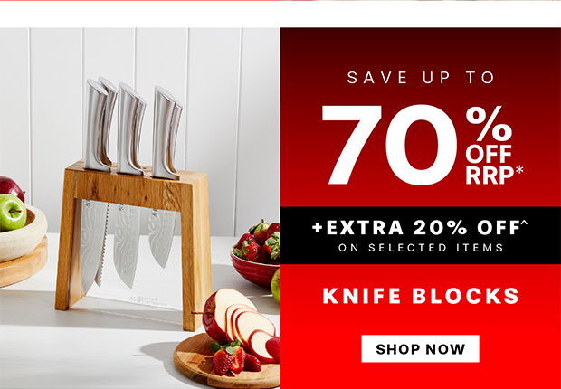 UP TO 70% OFF KNIFE BLOCKS