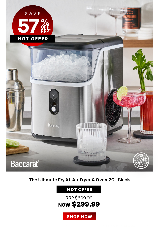 Baccarat The Ever Chill Nugget Ice Maker