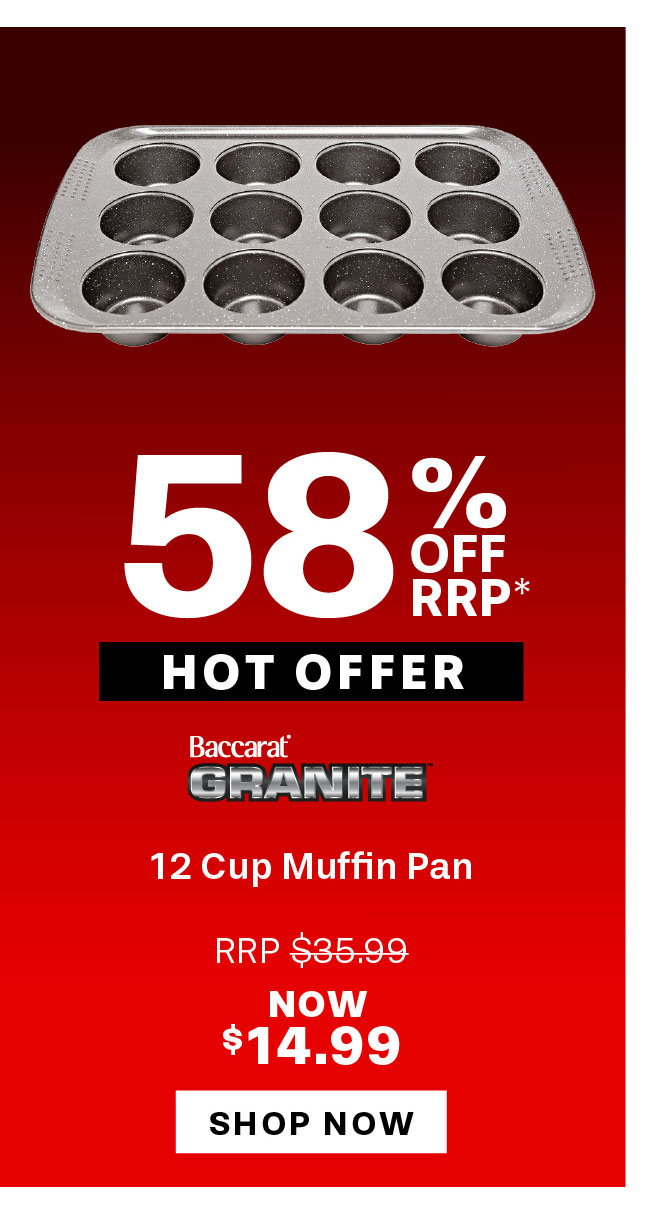 Baccarat Granite 12 Cup Muffin Pan