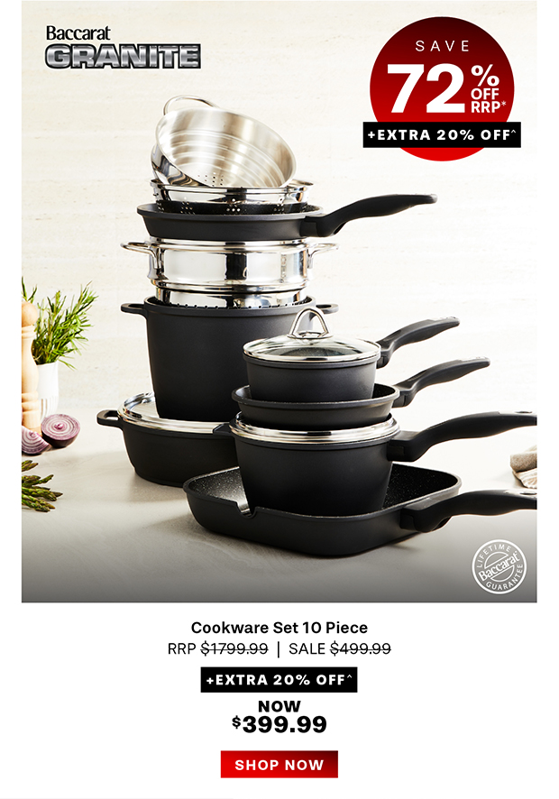 Baccarat Granite Cookware Set 10 Piece