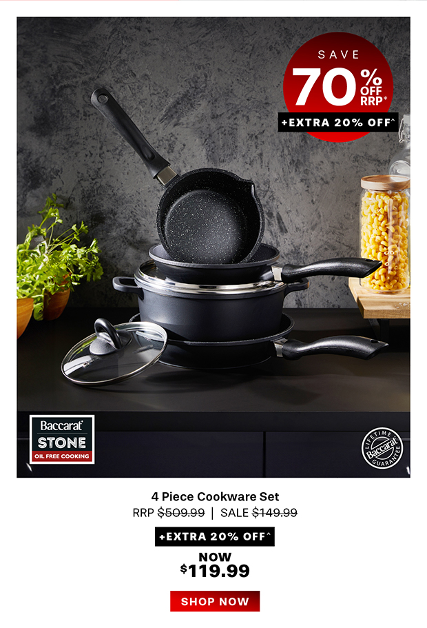 Baccarat STONE 4 Piece Cookware Set