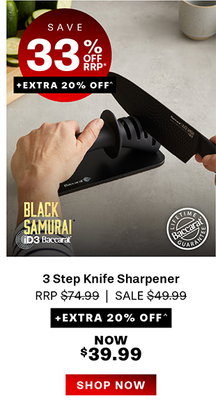 Baccarat iD3 BLACK SAMURAI 3 Step Knife Sharpener