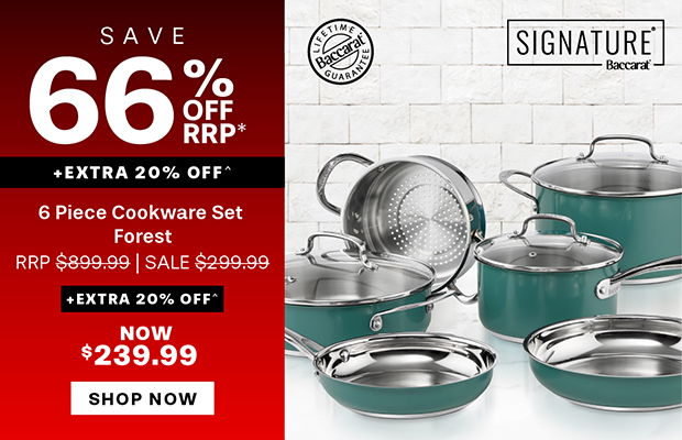 Baccarat SIGNATURE 6 Piece Cookware Set Forest