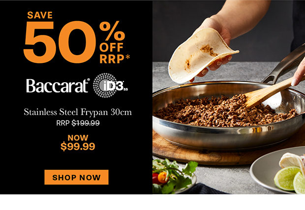 Baccarat iD3 Stainless Steel Frypan 30cm