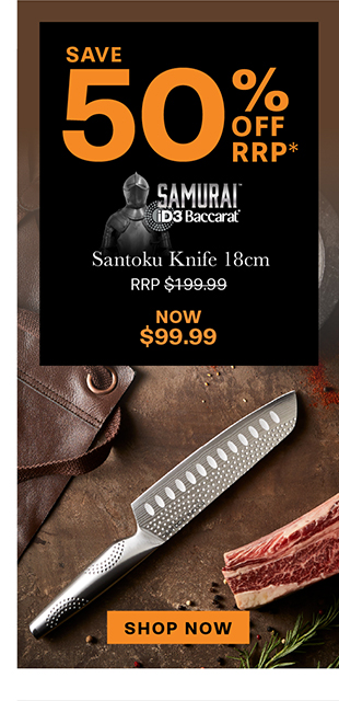 Baccarat iD3 SAMURAI Santoku Knife 18cm