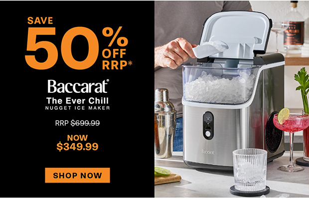 Baccarat The Ever Chill Nugget Ice Maker