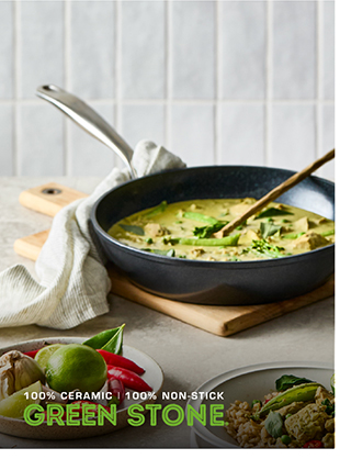 Baccarat GREEN STONE Frypan 28cm