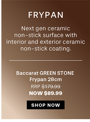 Baccarat GREEN STONE Frypan 28cm