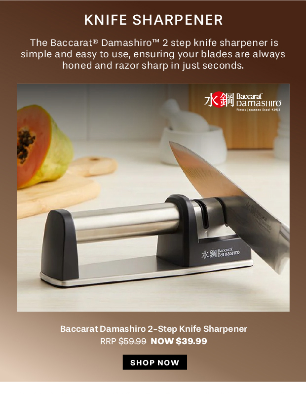 Baccarat Damashiro 2-Step Knife Sharpener