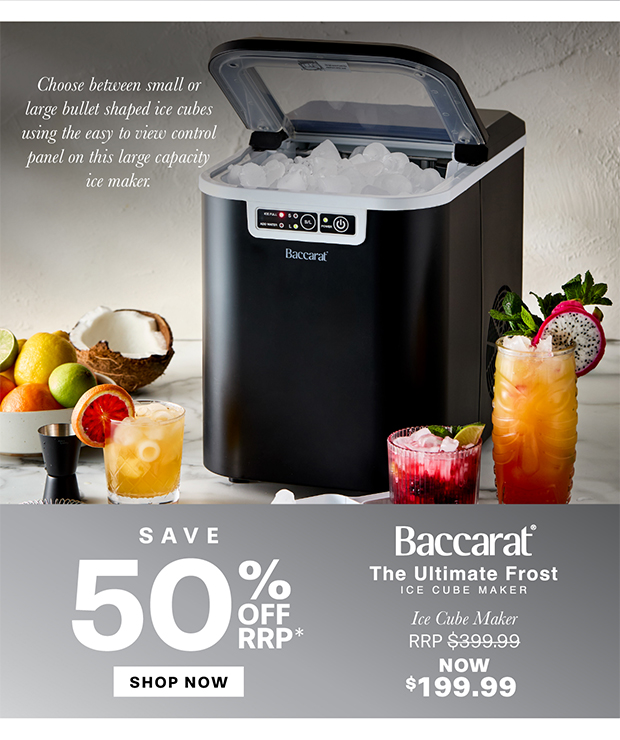 Baccarat The Ultimate Frost Ice Cube Maker