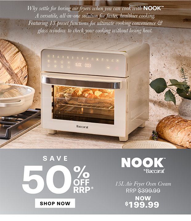 NOOK by Baccarat 15L Air Fryer Oven