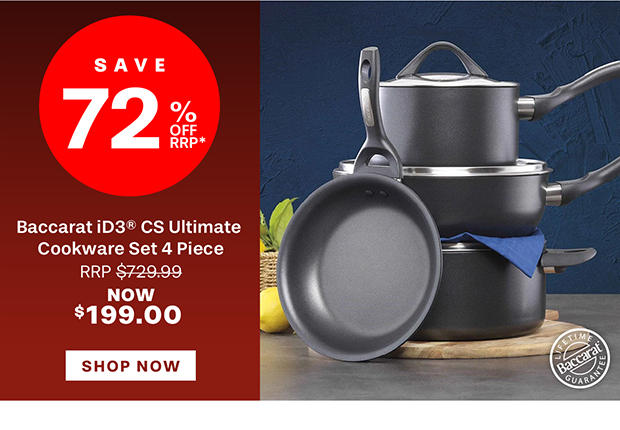 Baccarat iD3 CS Ultimate Cookware Set 4 Piece