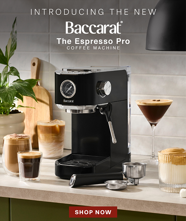Baccarat The Espresso Pro Coffee Machine Black