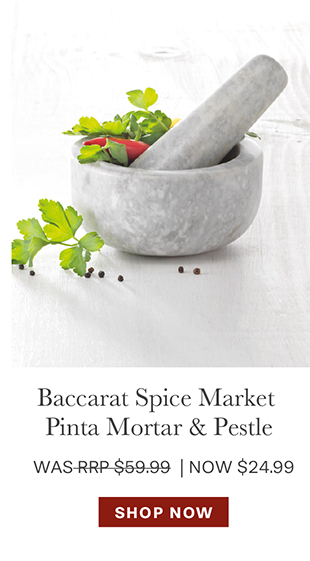 Baccarat Spice Market Pinta Mortar & Pestle