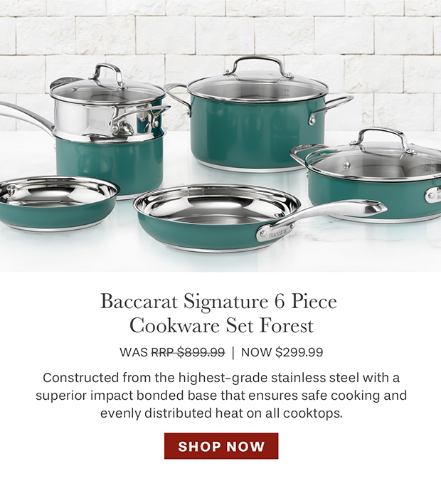 Baccarat SIGNATURE 6 Piece Cookware Set Forest