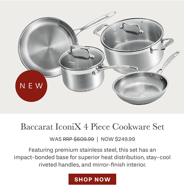Baccarat IconiX 4 Piece Cookware Set
