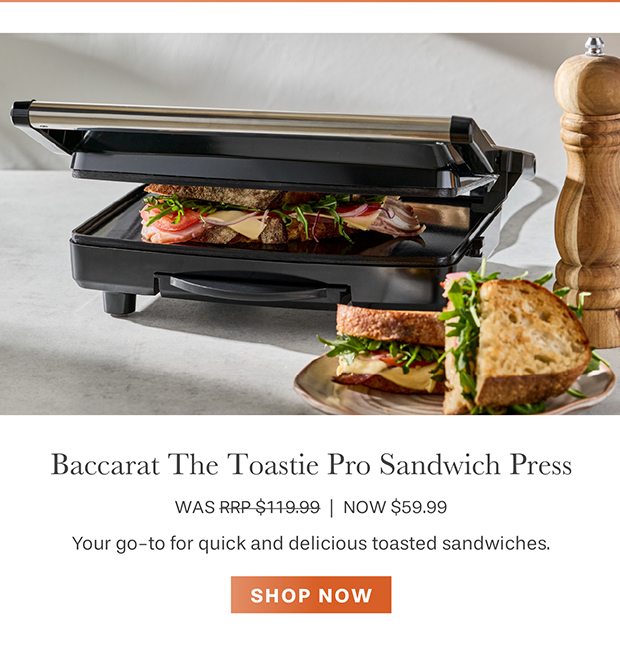 Baccarat The Toastie Pro Sandwich Press
