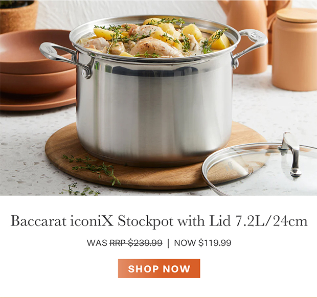 Baccarat iconiX Stockpot with Lid 7.2L/24cm