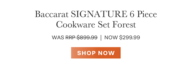 Baccarat SIGNATURE 6 Piece Cookware Set Forest