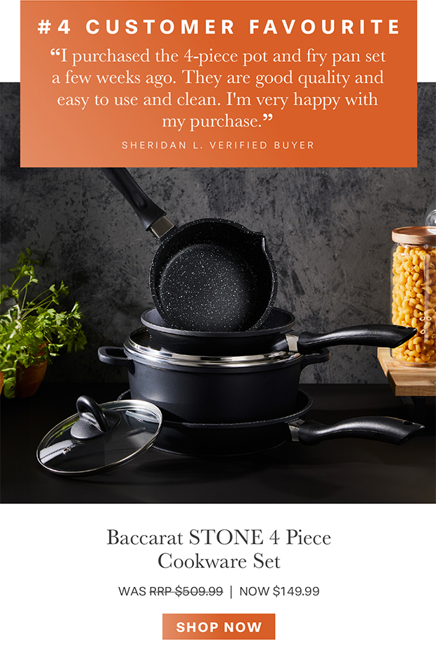 Baccarat STONE 4 Piece Cookware Set