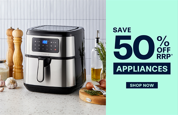 SAVE UP TO 50% OFF RRP SELECTED APPLIANCES