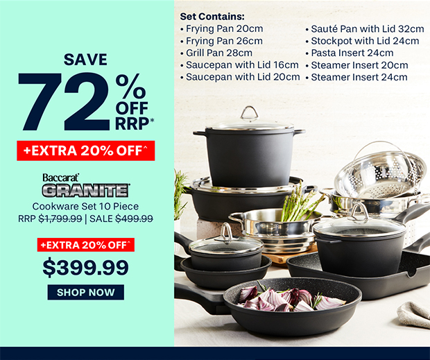 Baccarat Granite Cookware Set 10 Piece