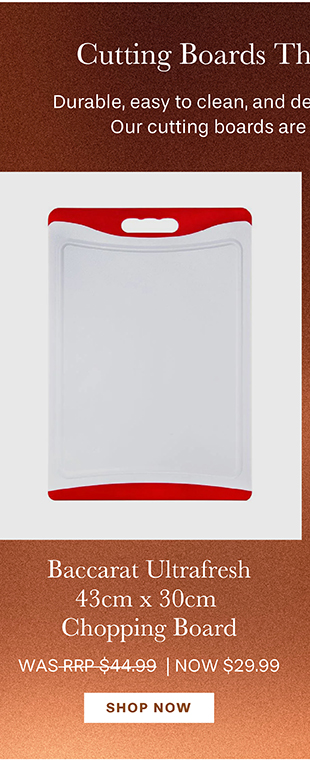 Baccarat Ultrafresh 43cm x 30cm Chopping Board