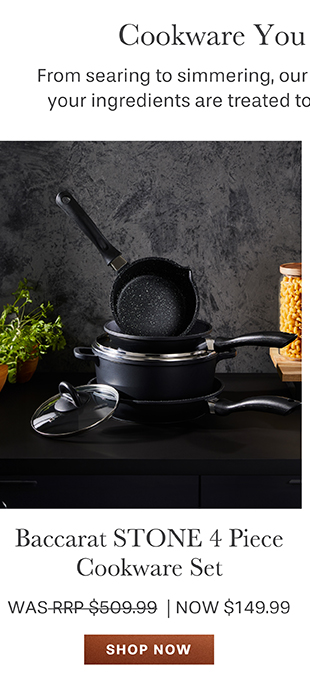 Baccarat STONE 4 Piece Cookware Set