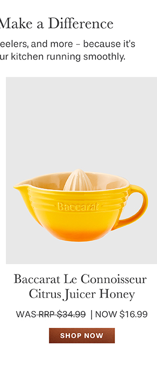 Baccarat Le Connoisseur Citrus Juicer Honey