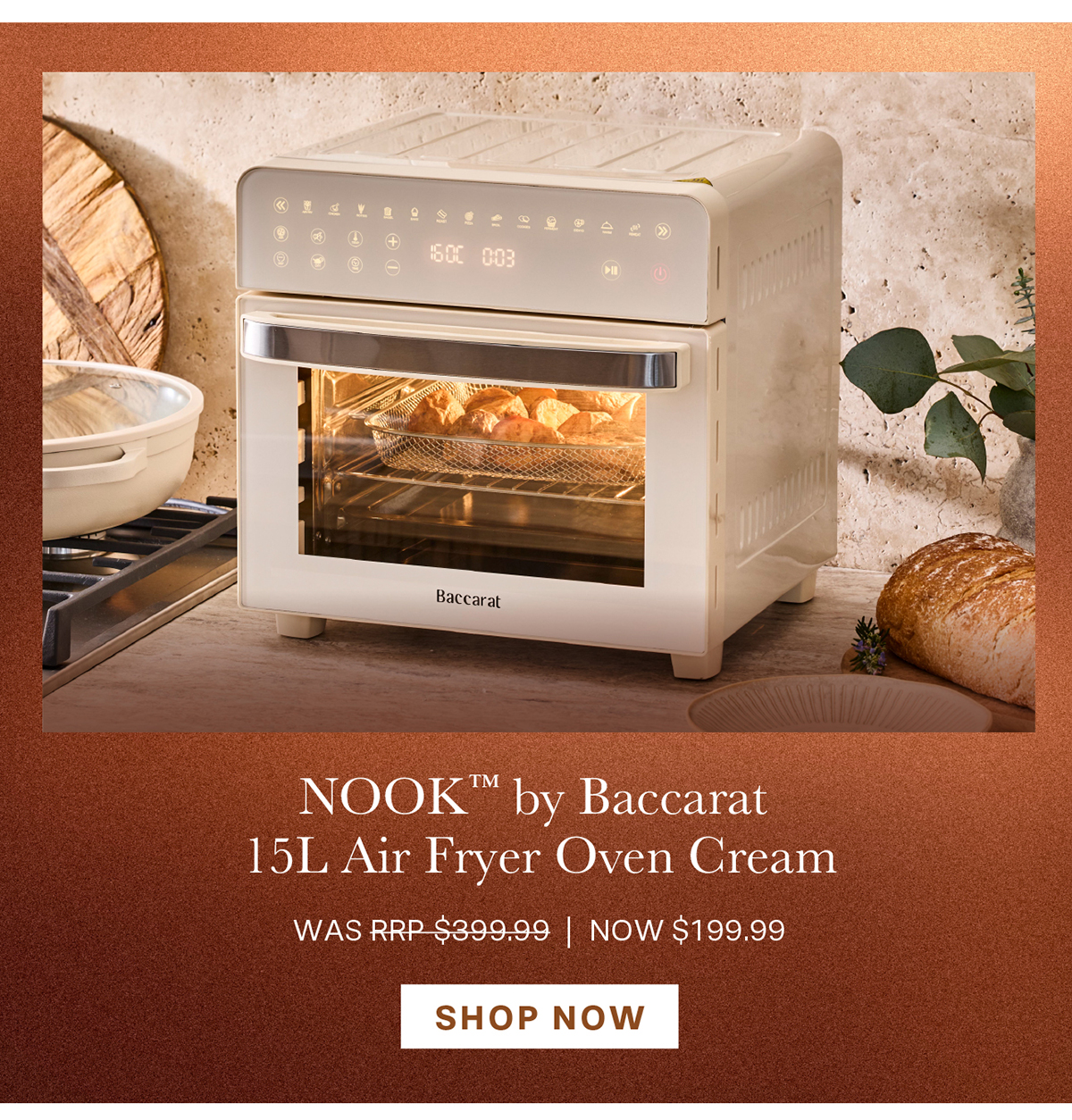 NOOK by Baccarat 15L Air Fryer Oven