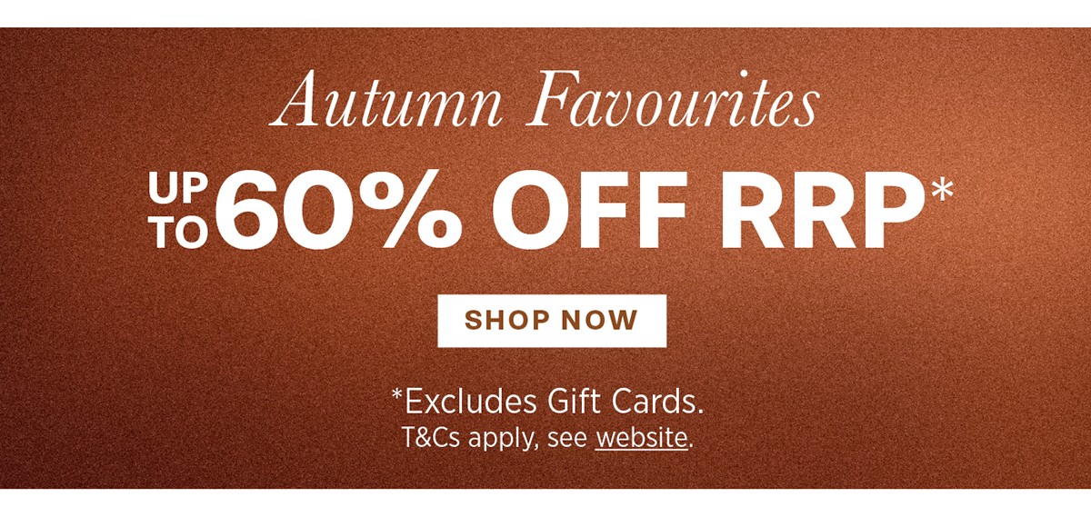 Shop All Autumn Favourites