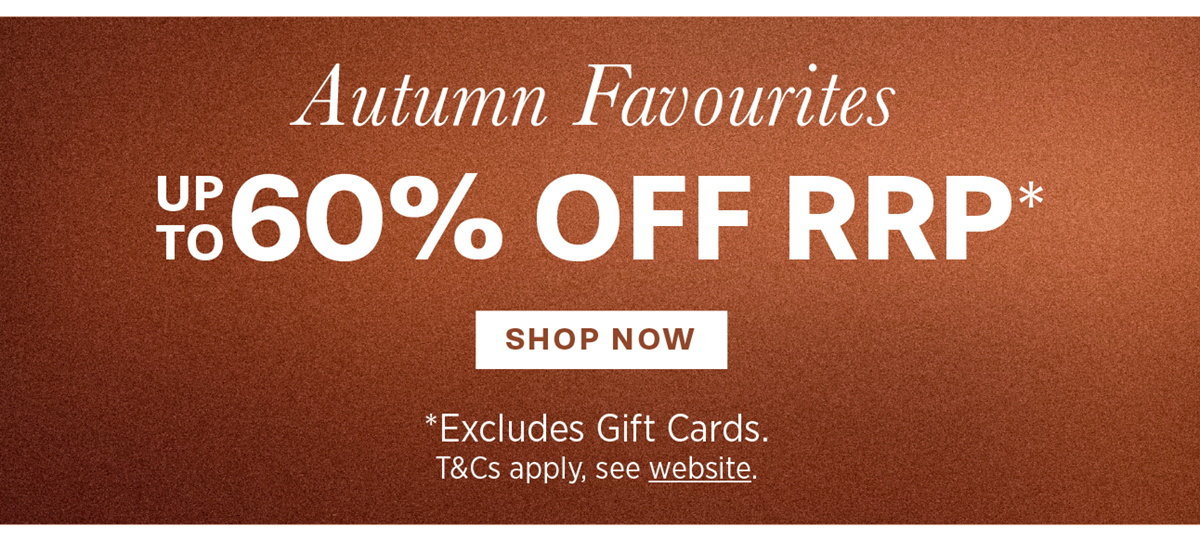 Shop All Autumn Favourites