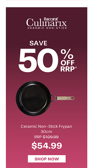 Baccarat Culinarix Ceramic Non-Stick Frypan 30cm