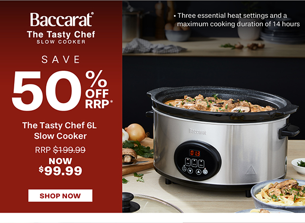 Baccarat The Tasty Chef 6L Slow Cooker