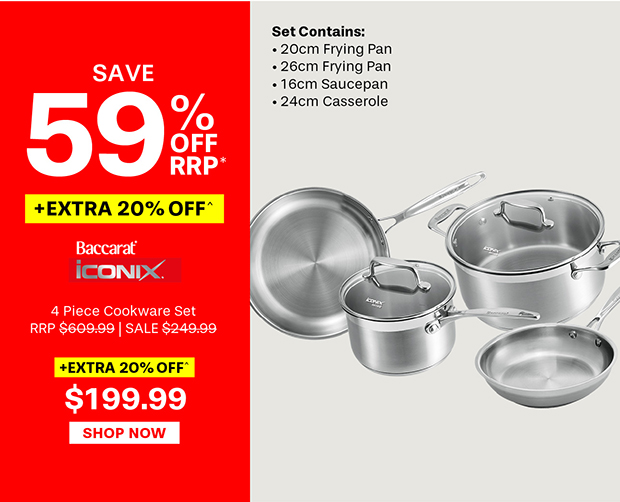Baccarat IconiX 4 Piece Cookware Set