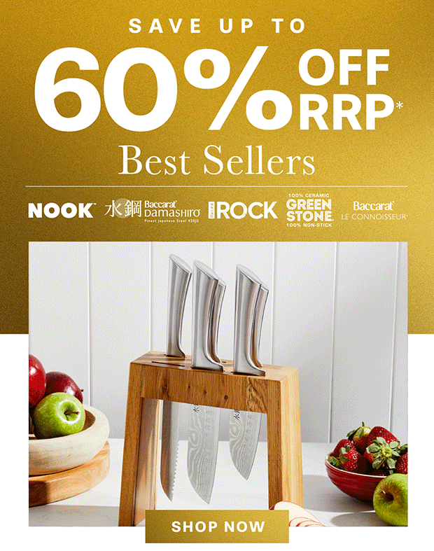  60% OFF RRP* BEST SELLERS