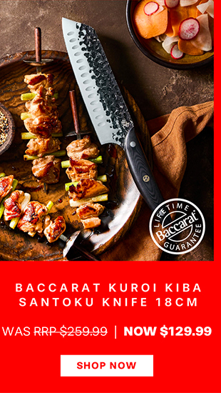 Baccarat KUROI KIBA Santoku Knife 18cm