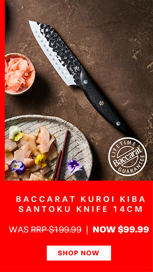 Baccarat KUROI KIBA Santoku Knife 14cm
